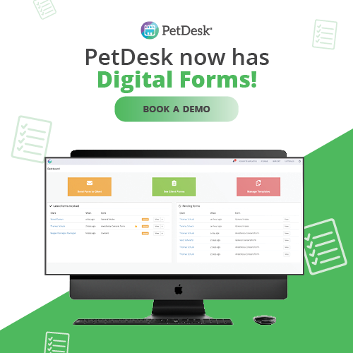 PetDesk Now has Digital Forms!