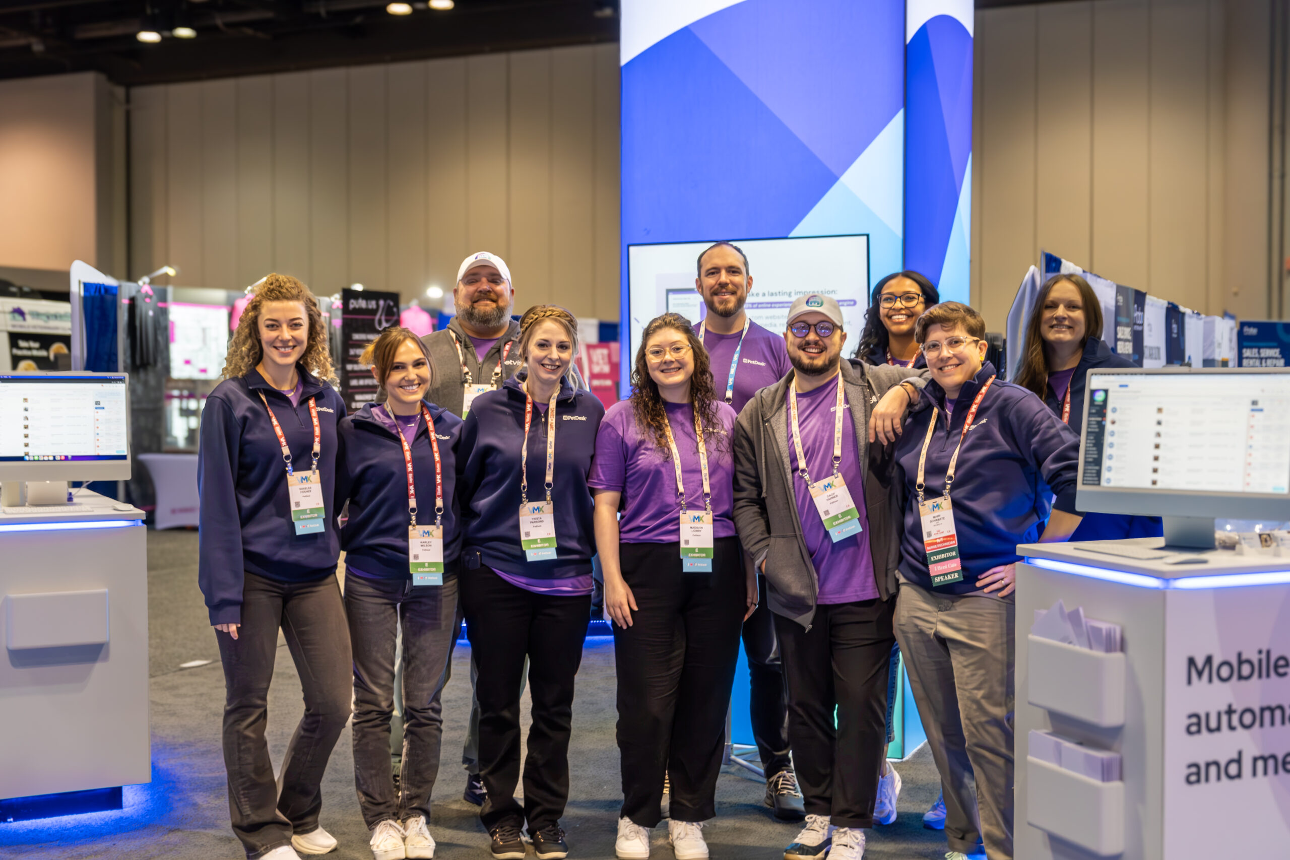 The PetDesk Team at an Event