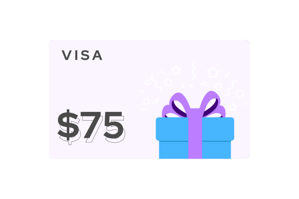 $75 Visa Gift Card