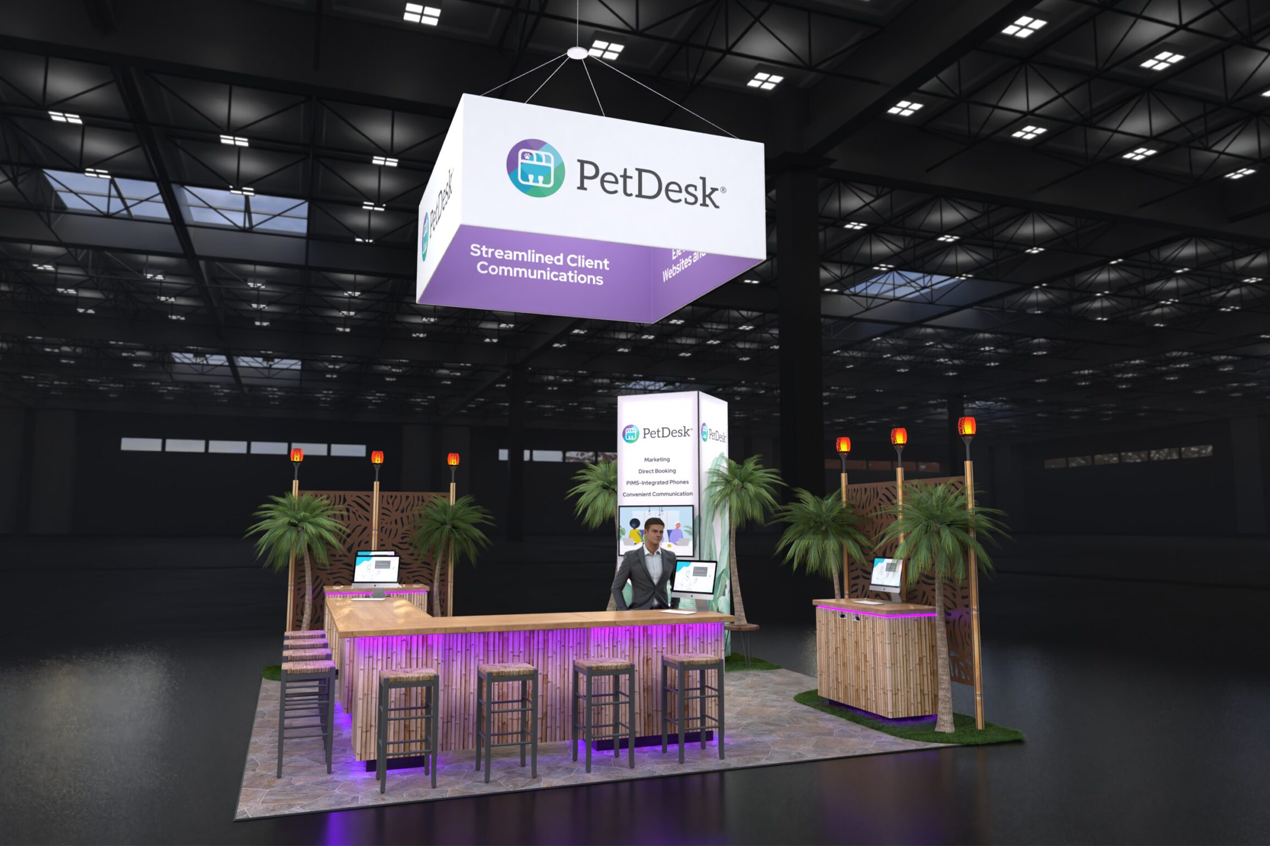 PetDesk's Booth at VMX