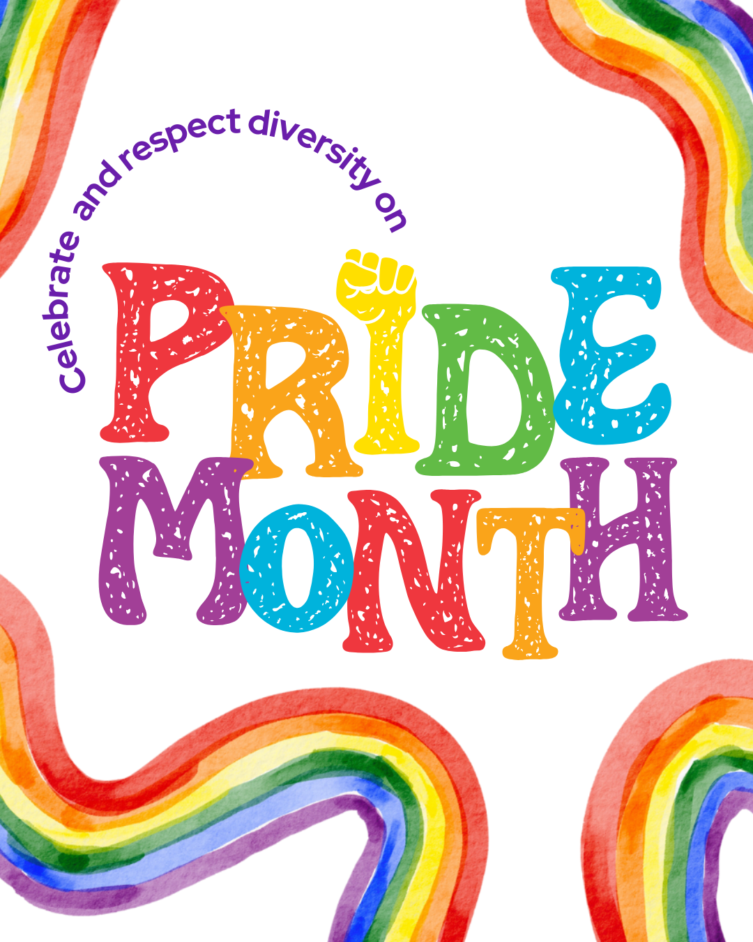 Pride Month social graphic