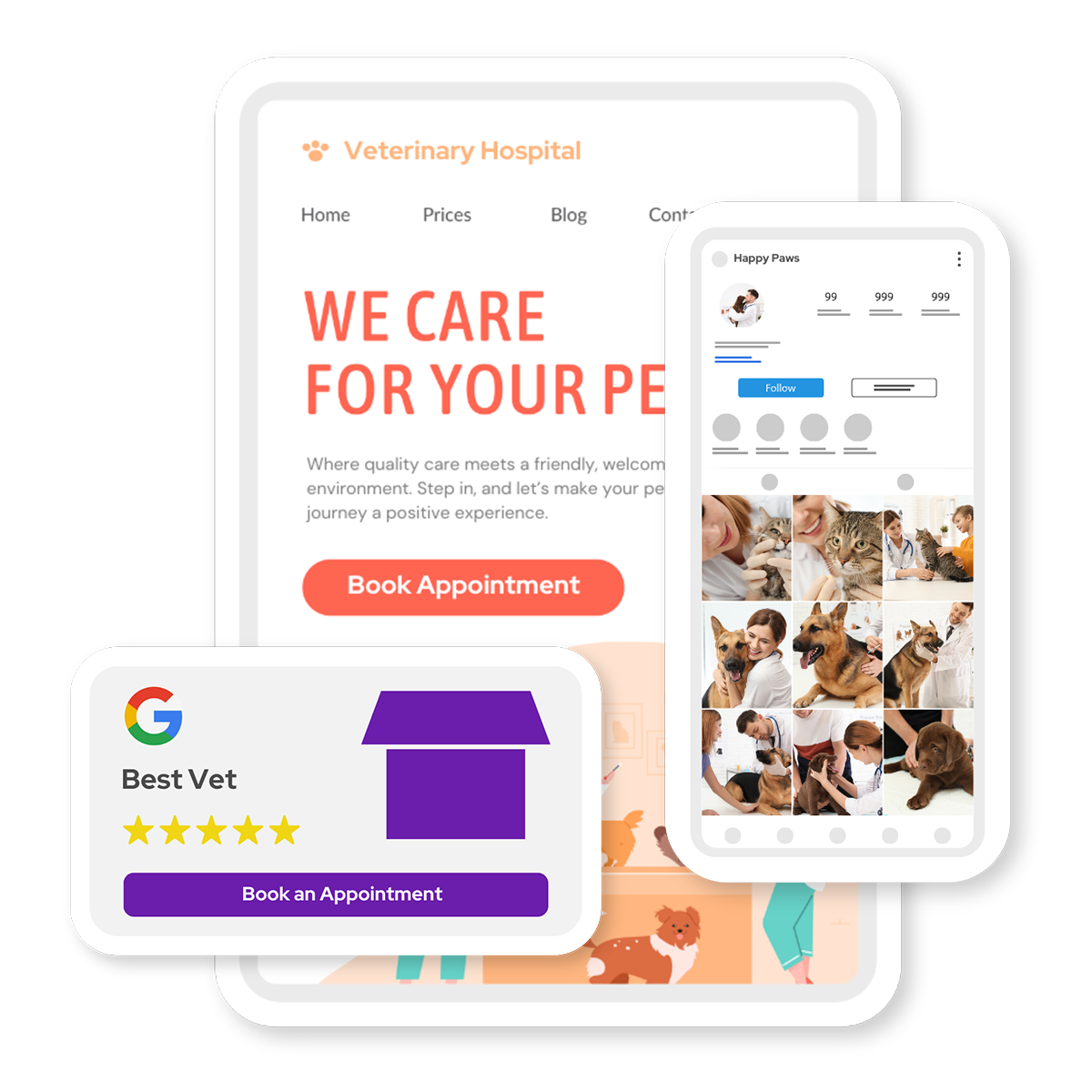 PetDesk Marketing Mockup