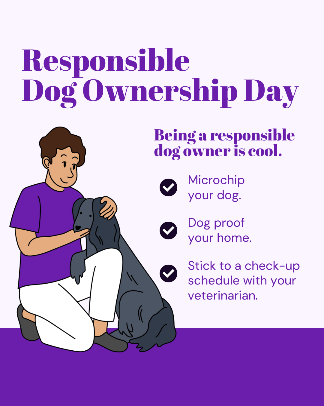 Responsible Dog Ownership Day Social Graphic