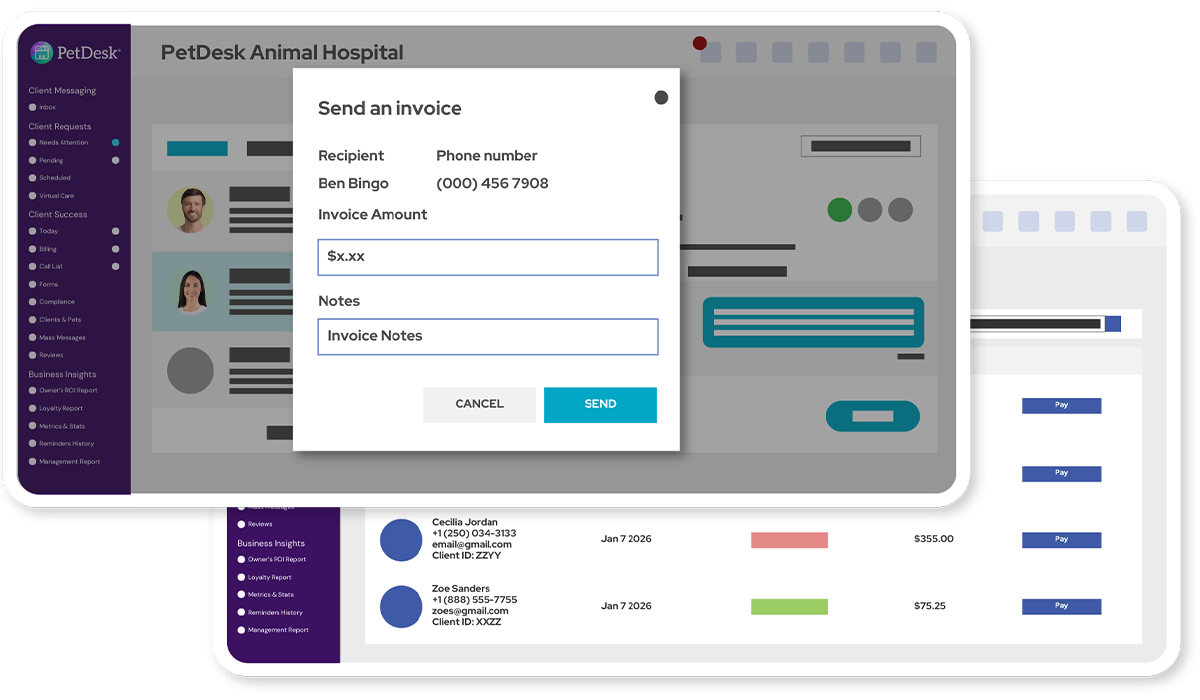 PetDesk_Veterinary Payment Software_Mockup_new Veterinary Payment Software