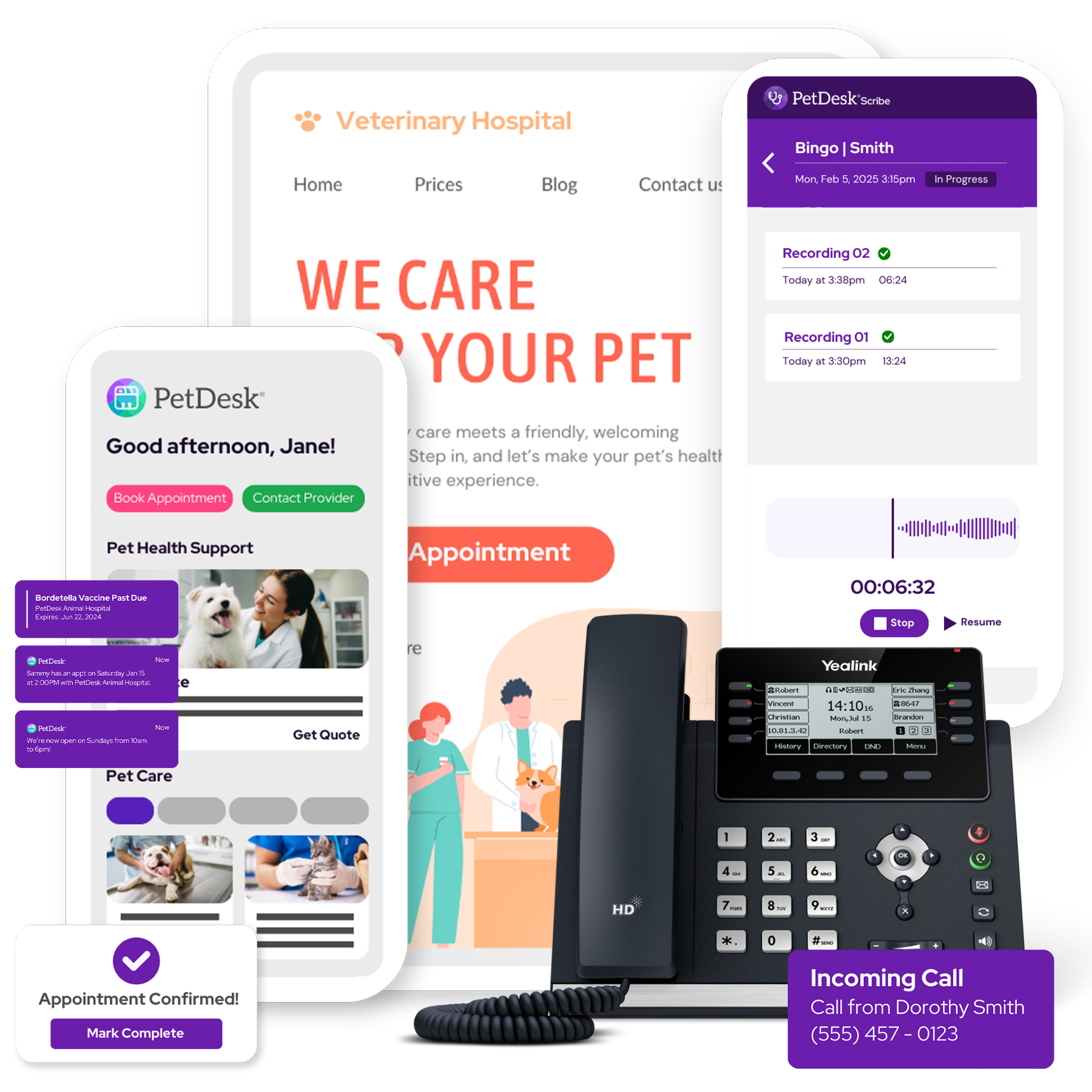 PetDesk's Suite of Veterinary Software